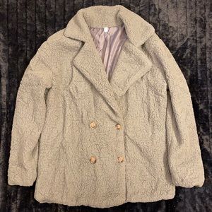Grey Serpa Peacoat NWOT